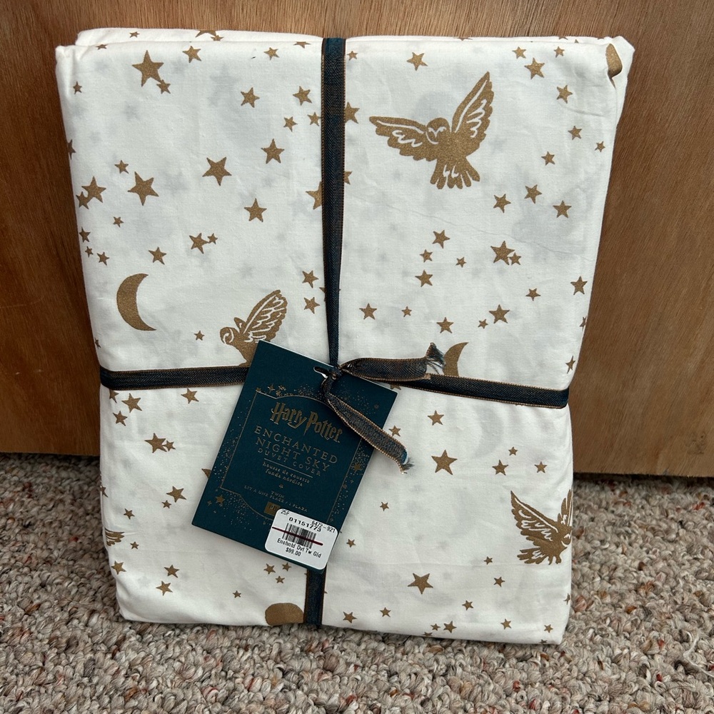 Pottery Barn Harry Potter Enchanted Night Sky Duvet Cover